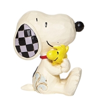 Peanuts - H: 6,5 cm. Snoopy and Woodstock